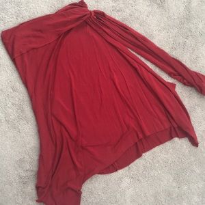 Red foldover skirt ❤️